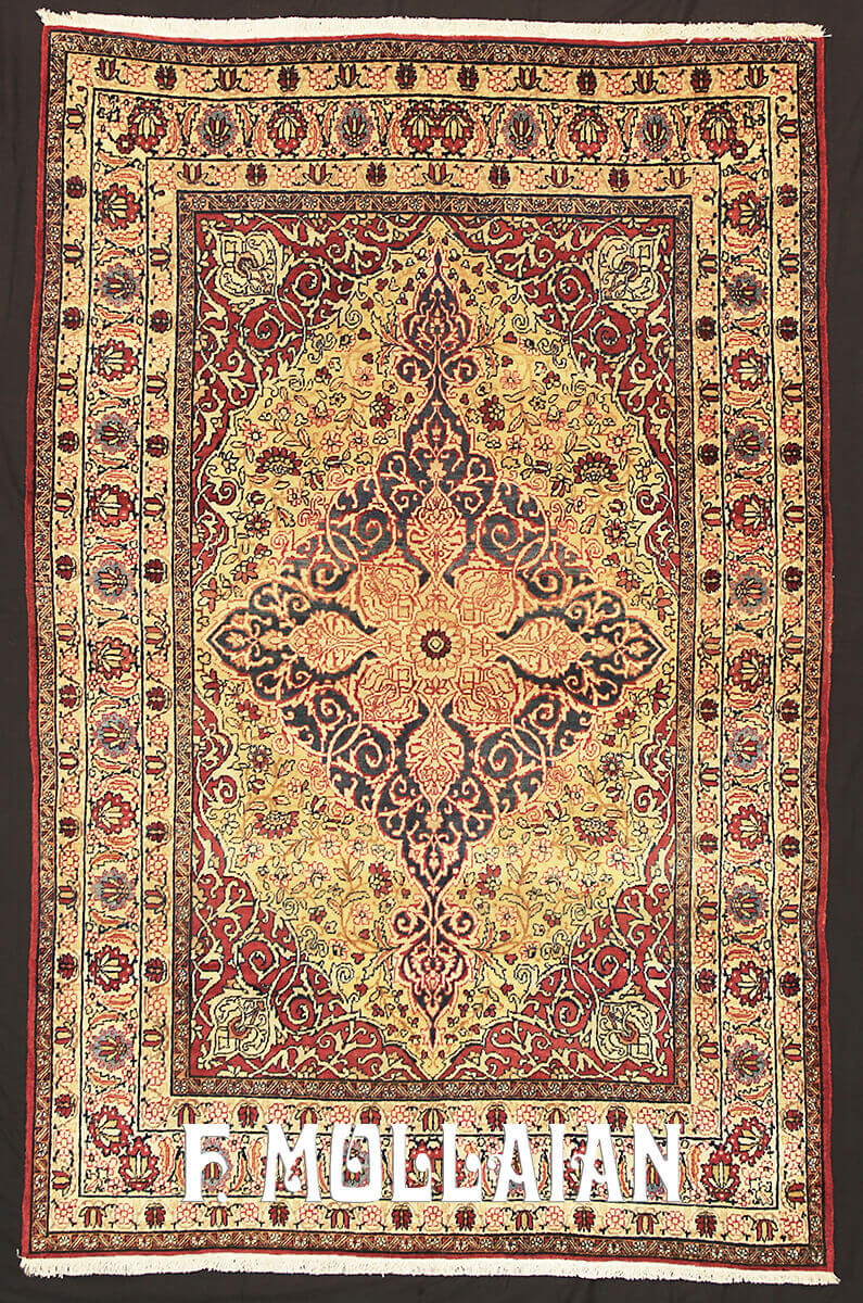 Antique Persian Kerman Ravar Rug n°:28515160